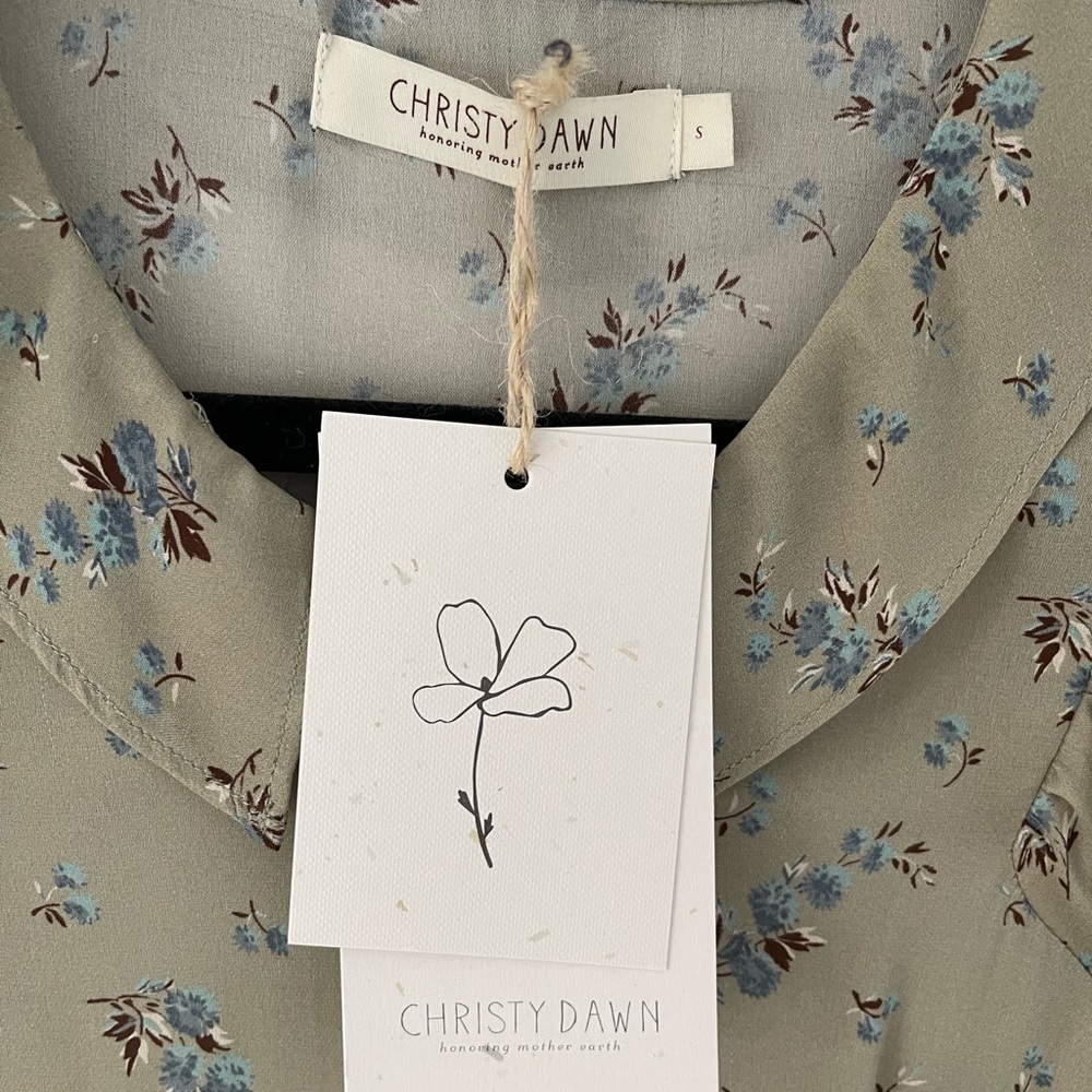 NWT Christy Dawn Vaughn Dress size small in Mums Ditsy Fern - Picture 7 of 11